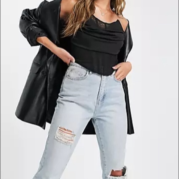 ASOS FEMME LUXE Black Corset Top in US 2 XS Small - Picture 4 of 4